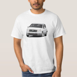 Dacia Sandero Illustration - silbernes Grau T-Shirt