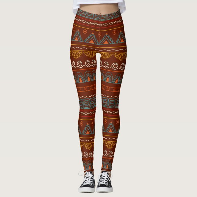 dack aztec pattern leggings (Vorderseite)