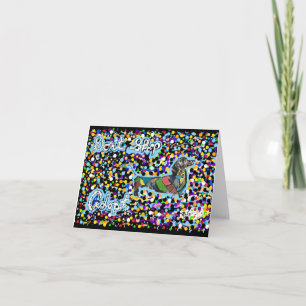 Dackel Adoptier-Karte nicht kaufen Feiertagskarte