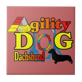 Dackel_Agility Fliese
