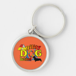 Dackel_Agility Schlüsselanhänger