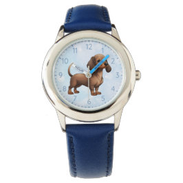 Dackel Armbanduhr