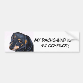 Dackel-Autoaufkleber Autoaufkleber