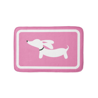 Dackel Bad matt Rosa Dackel Badezimmer Ruhige Badematte