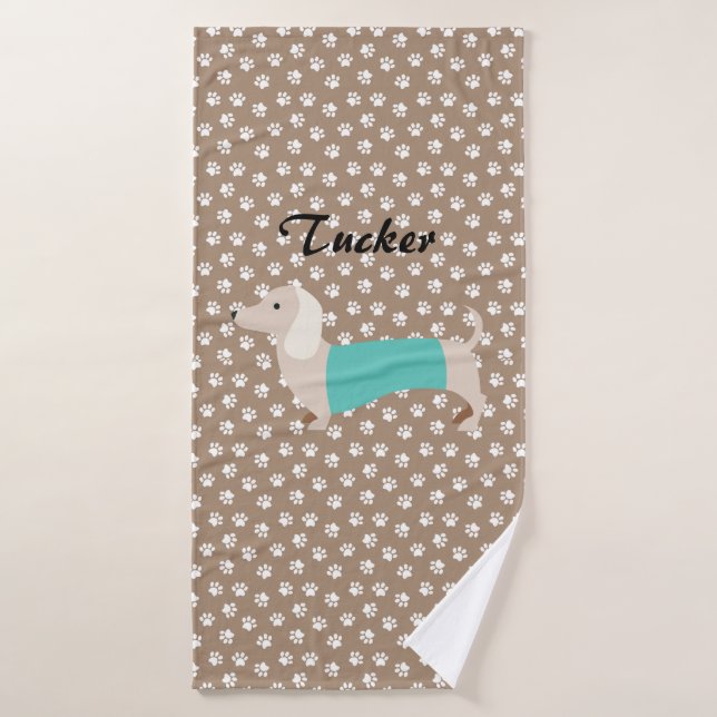 Dackel Badehandtuch (Badehandtuch)