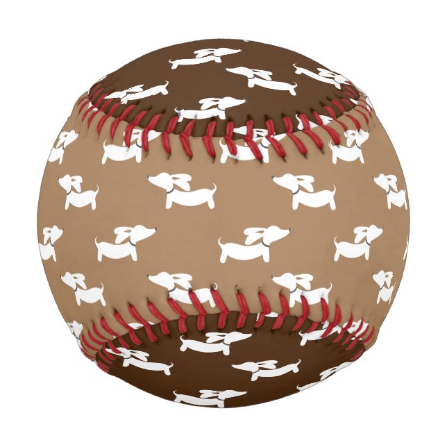 Dackel Baseball für Dackel Dog Fans (Vorderseite)