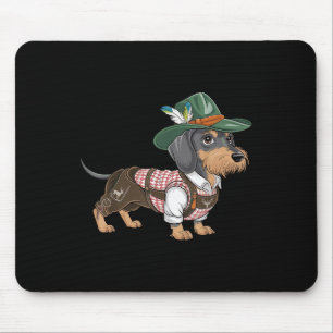 Dackel Bavarian Weiner Sausage _2 Mousepad