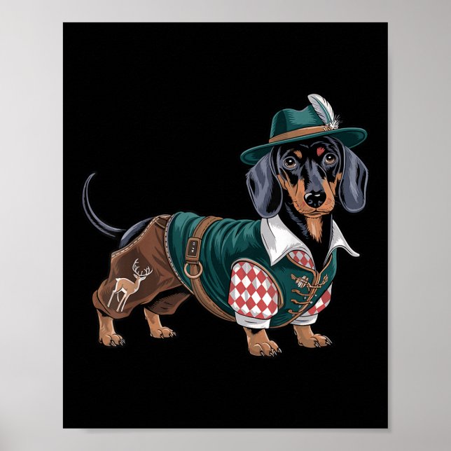 Dackel Bavarian Weiner Sausage _3 Poster (Vorne)