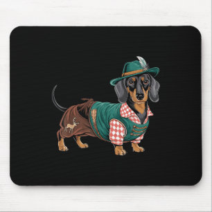 Dackel Bavarian Weiner Sausage _4 Mousepad