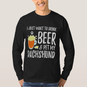 Dackel Beer Dog Mama T-Shirt