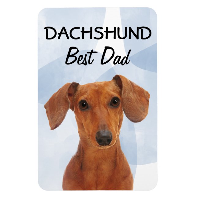 Dackel Best Vater Magnet (Vertikal)