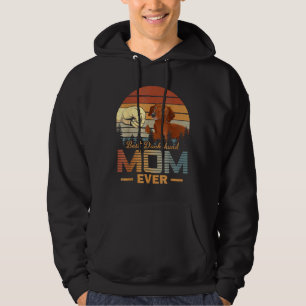 Dackel Beste Dackel Mama je Retro Vintag Hoodie
