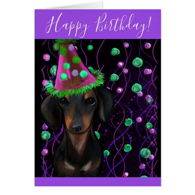 Dackel Black & Tan (Vorne)