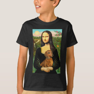 Dackel (braun1) - Mona Lisa T-Shirt