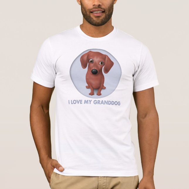 Dackel (Brown) Granddog T-Shirt (Vorderseite)