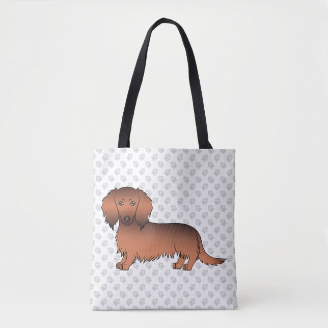Dackel Cartoon Dog & Paws (Vorderseite)