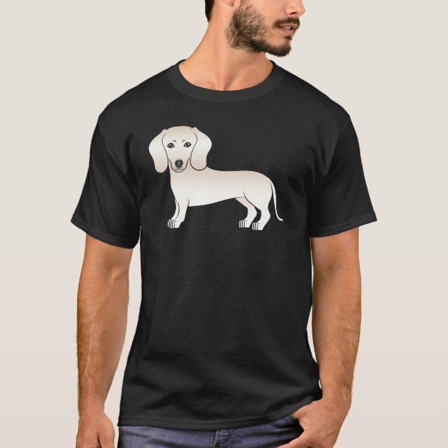 Dackel Cartoon Dog T-Shirt (Vorderseite)