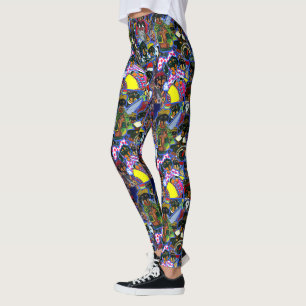 Dackel Cartoon Leggings