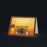 Dackel Chanukah Karte Menorah4<br><div class="desc">Familie und an Freunde während der Chanukah Jahreszeit sich zu erinnern ist eine wunderbare Weise, in Kontakt mit den Leuten Sie ungefähr zu behalten Liebe und Sorgfalt. Ich schuf diese HundChanukah Karten mit Liebe und Sorgfalt und ich sind jedermann sicher, dem Liebehunde erfreut werden, um sie zu empfangen. Sie haben...</div>