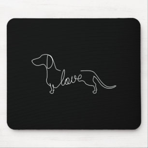 Dackel Chiweenie Dackel Hund Liebe Mousepad
