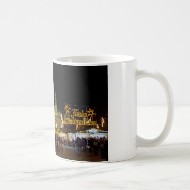 Dackel Christkindlmarkt Kaffeetasse (Rechts)