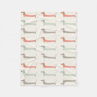 Dackel Cosy Throw Fleecedecke