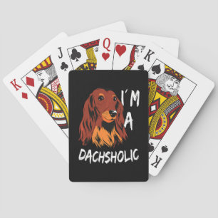 Dackel Dachsholic Spielkarten
