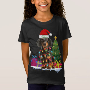 Dackel dackel Dackel Hund hässlich Weihnachtspulli T-Shirt