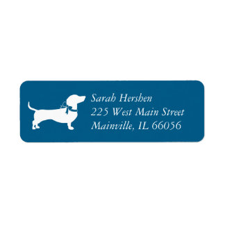 Dackel Dackel Dog Baby Dusche Blue Boy