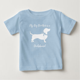 Dackel Dackel Dog Baby Dusche Blue Boy T-shirt