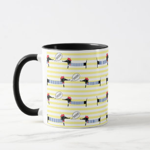 Dackel Dackel Dog Bonjour Tasse