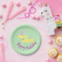 Dackel Dackel Dog Party Paper Teller