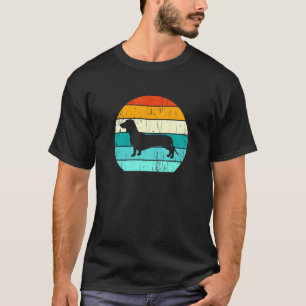 Dackel Dackel Dog Retro Style Dog T-Shirt