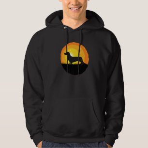 Dackel Dackel Doxen Dog Retro 16 Hoodie