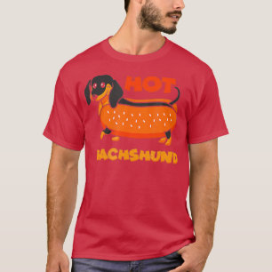 Dackel Dackel Hot Dog Bug lustiger Hundefreund T-Shirt