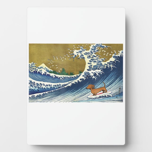 Dackel - Dackel Hund Fotoplatte (Vorderseite)