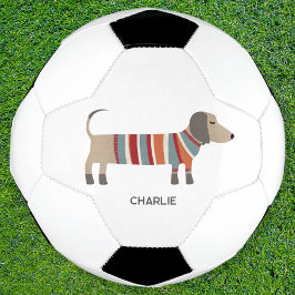 Dackel Dackel Hund Personalisiert Fußball