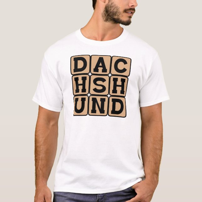 Dackel, Dackel Hund T-Shirt (Vorderseite)