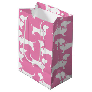 Dackel Dackel Hund Welpe Medium Geschenktasche Mittlere Geschenktüte