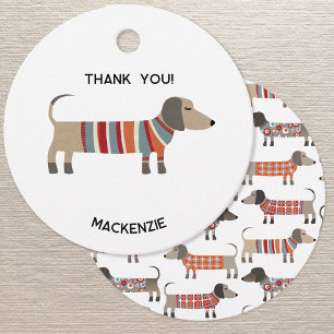 Dackel Dackel Wurst Hund Personalisiert Geschenkanhänger