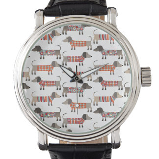Dackel Dackel Wursthund Armbanduhr