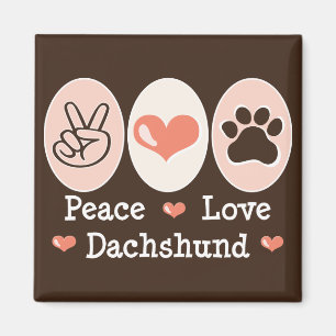 Dackel der Liebe Magnet