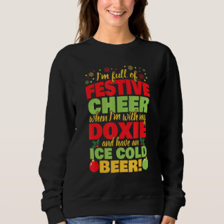 Dackel der Weihnachtszeit-Dackel Sweatshirt