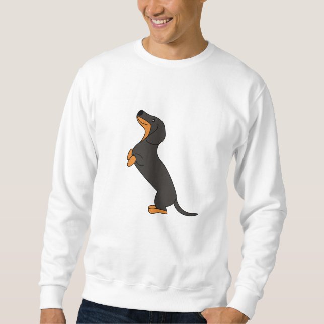Dackel Deutsche Dackel Süße Hunde Sweatshirt (Vorderseite)