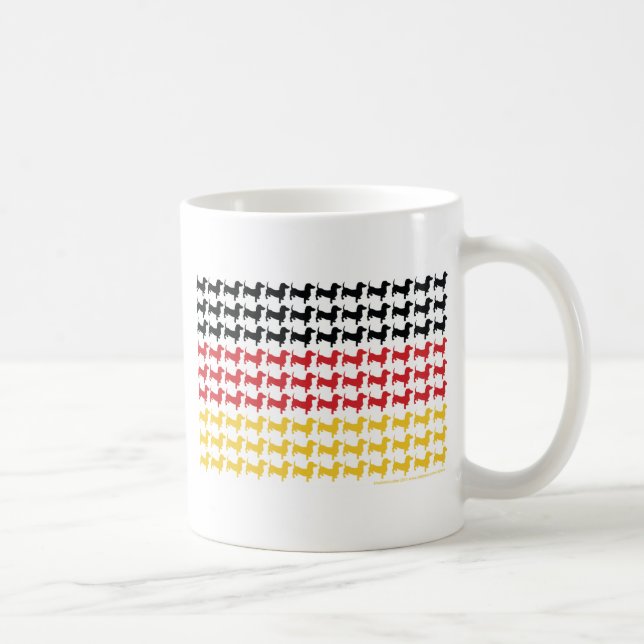 DACKEL-DEUTSCHLAND-FLAG TASSE (Rechts)