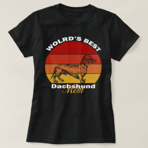 Dackel - Die beste Mama der Dackel der Welt T-Shirt