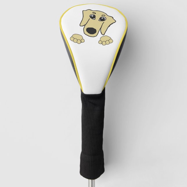 Dackel, die Cartoon pinkelt Golf Headcover (Vorderseite)