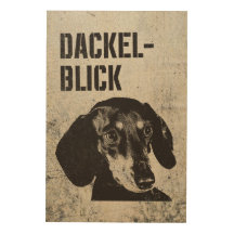 Dackel Dog Dackelblick Retro Graffiti