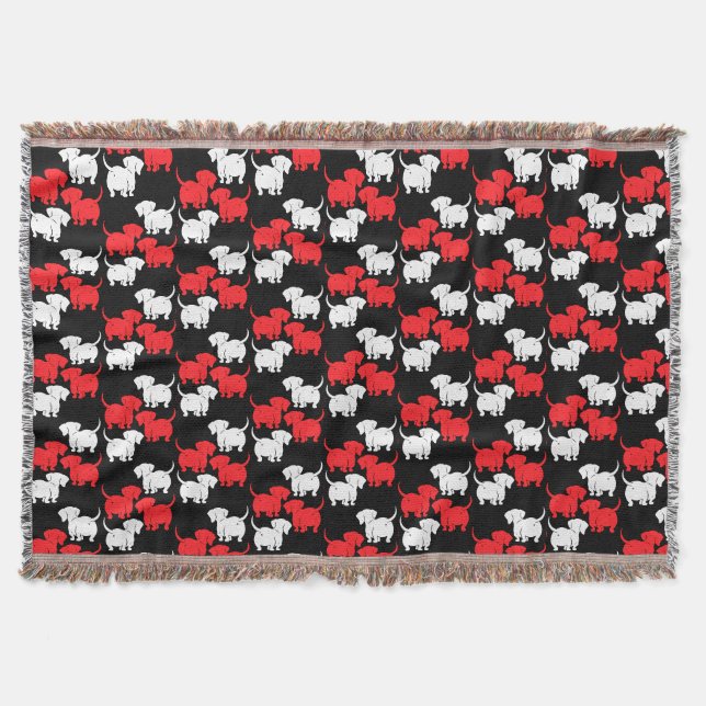 Dackel Dog Geschenke Decke (Vorderseite)