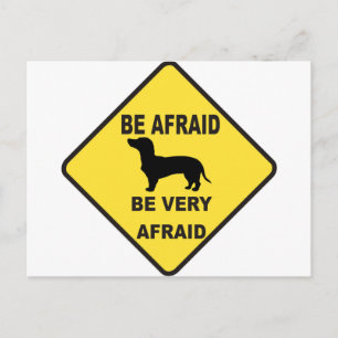 Dackel Dog Humore Postkarte